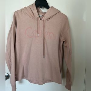 Light pink Calvin Klein hoodie